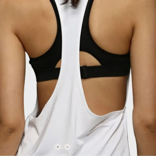 Women's Sports Fitness Vest T-shaped Quick Drying Slim Sleeveless - Fuzzy Sports