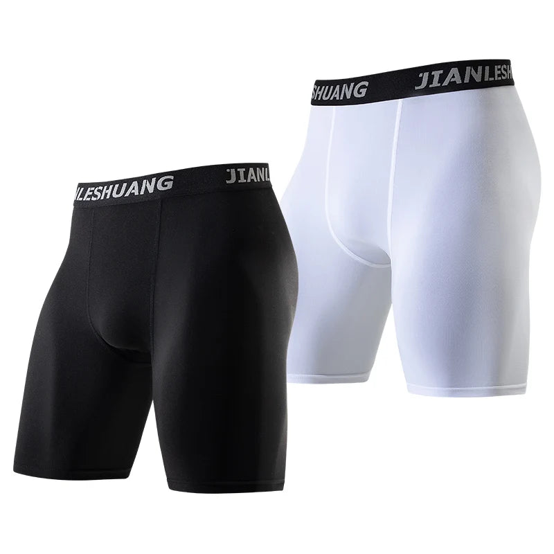 1/5 Pcs Men's Plus Black And White Sports Underwear - Fuzzy Sports