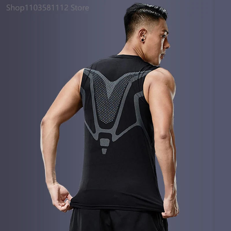 Men's Compression Shirt Short Sleeve Quick Dry Top - Fuzzy Sports