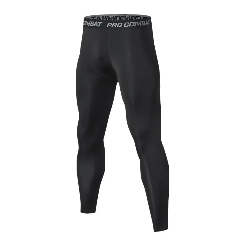Mens Compression Pants Tights Cool Dry Baselayer Leggings - Fuzzy Sports