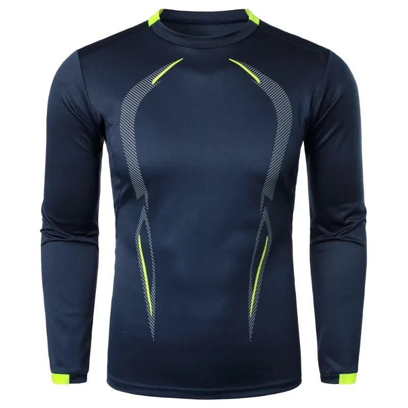 Autumn Men's Long Sleeve Quick Dry T-shirt Lightweight Breathable