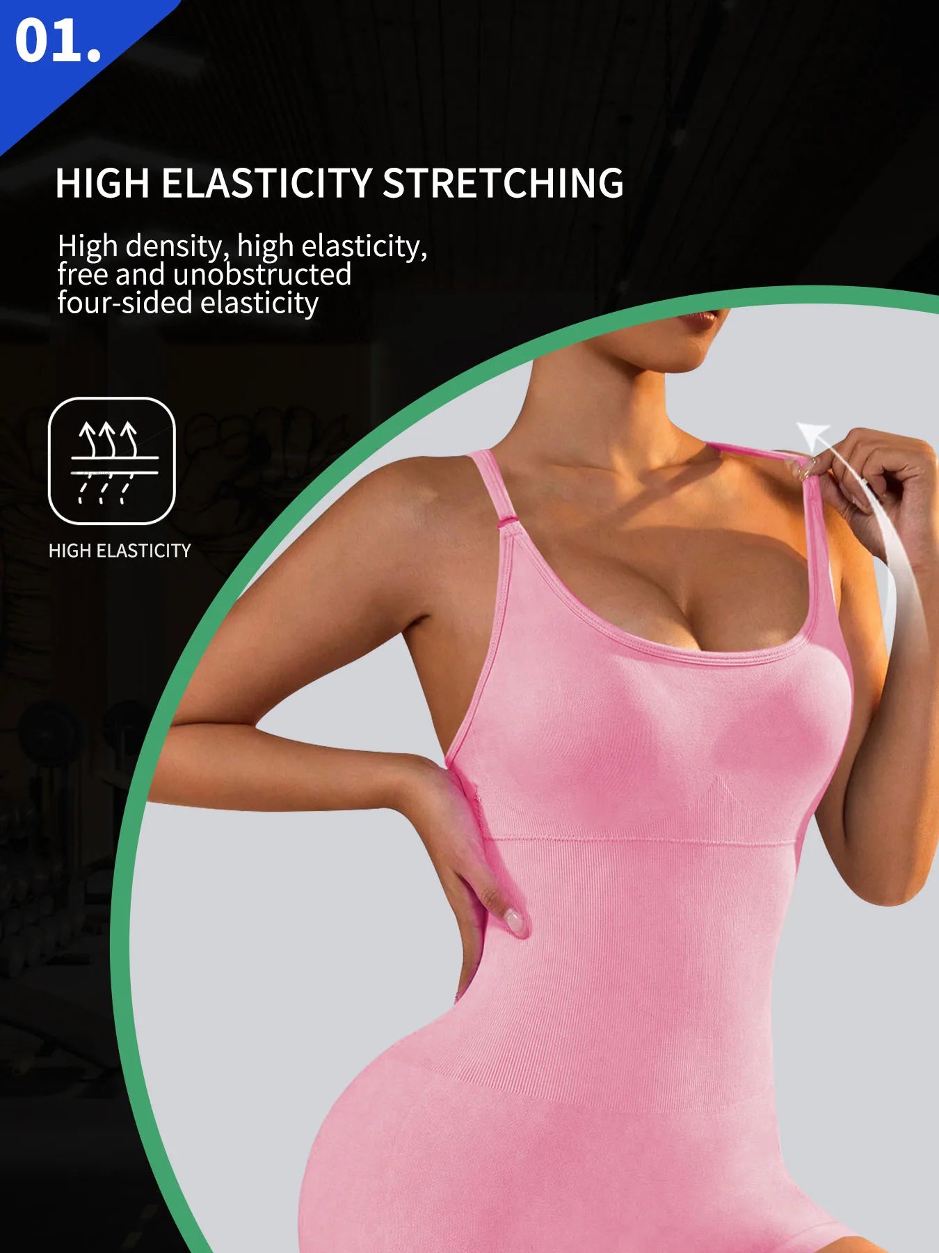 Womens One-Piece Yoga Jumpsuit Short Sportswear Gym Clothing