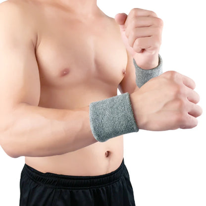 1Pcs Sweatband Sports Wristband for Men & Women, Cotton Cloth Sweatband - Fuzzy Sports