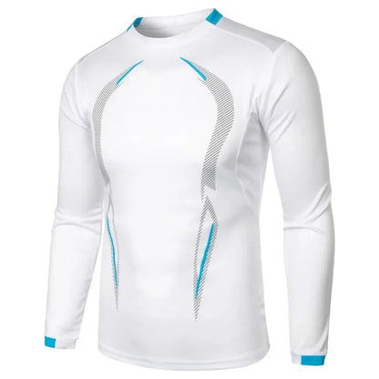 Autumn Men's Long Sleeve Quick Dry T-shirt Lightweight Breathable