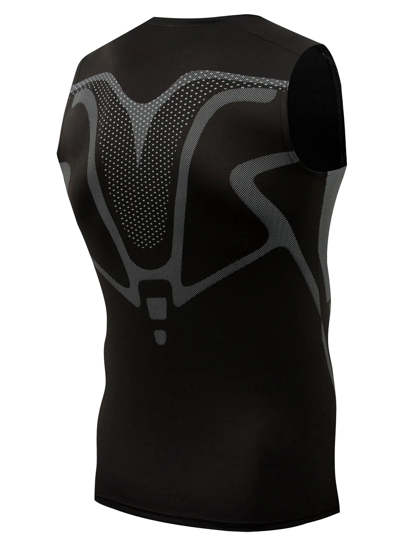 Mens Sleeveless Sports Vest Compression Wear - Fuzzy Sports