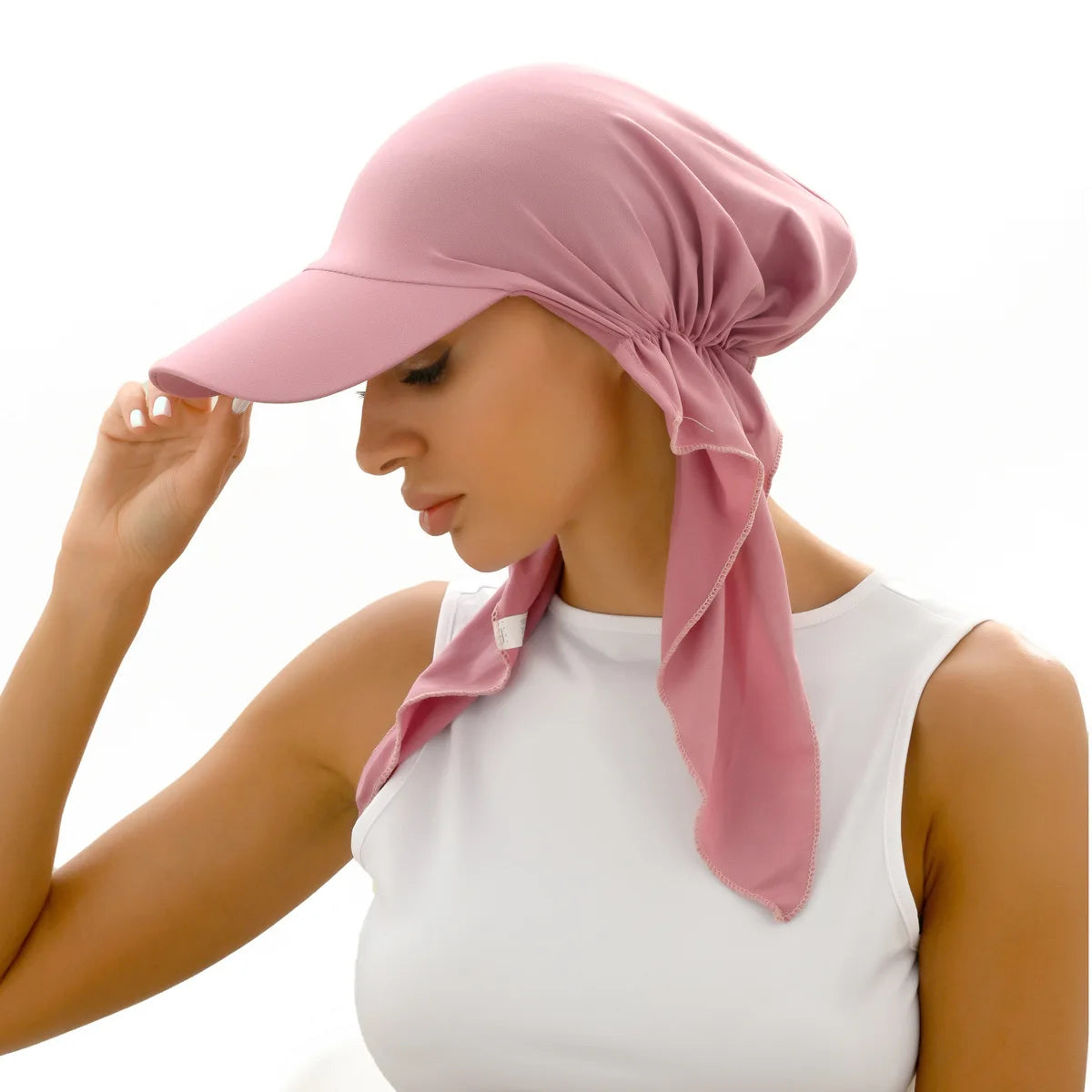 Summer Sport Outdoor Caps for Women Headscarf Hijabs Islamic Clothing for Women Baseball Hat Fashion Hat Hijab