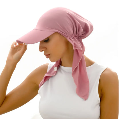 Summer Sport Outdoor Caps for Women Headscarf Hijabs Islamic Clothing for Women Baseball Hat Fashion Hat Hijab