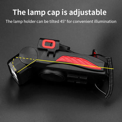 1PCS 4-in-1 Mobile Phone Holder Headlight Horn Convenient Portable Bicycle USB Charging Light Bicycle Accessories Dropshipping