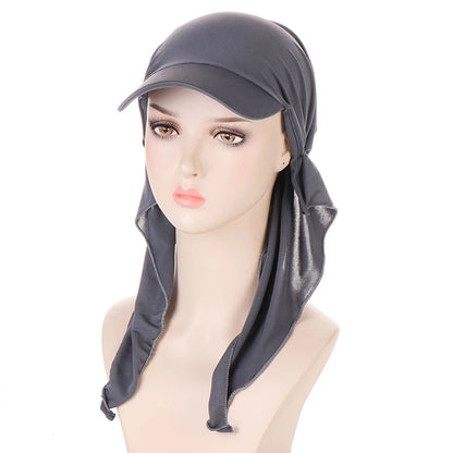 Summer Sport Outdoor Caps for Women Headscarf Hijabs Islamic Clothing for Women Baseball Hat Fashion Hat Hijab