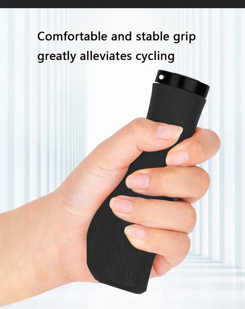 Set Ultra-light Cycling Bike Mountain Bike Folding Handlebar Set Non-slip Grip Bike Side Lock Handlebar Set