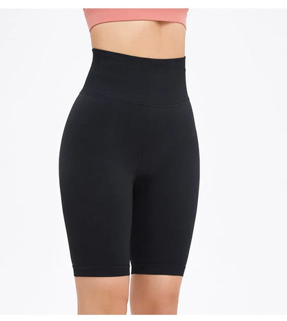 Womens Seamless High Waisted Fitness Shorts - Fuzzy Sports