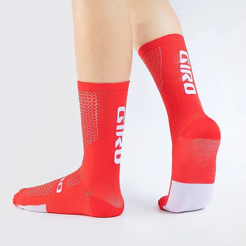 Professional Cycling Socks breathable men's and women's sports running basketball compression socks
