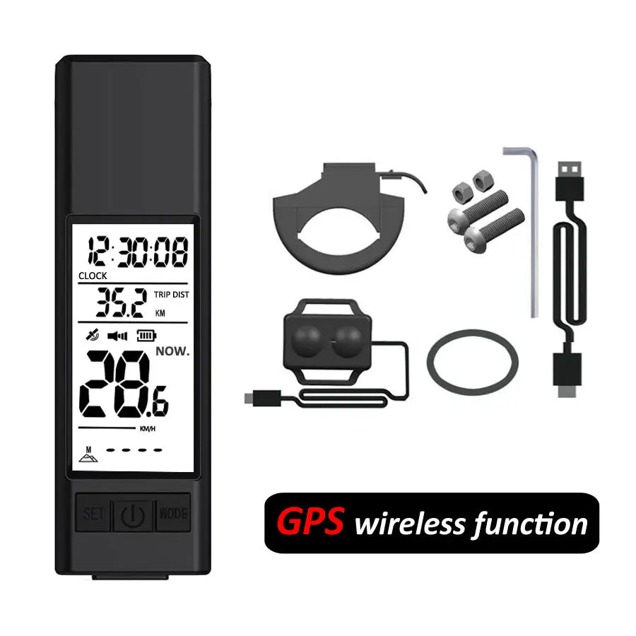 4 Mode USB Bike Light Lamp Bicycle Computer 3 Mode Horn Flashlight Cycle Bike Speedometer Led Front Lights Cycling Headlight - Fuzzy Sports