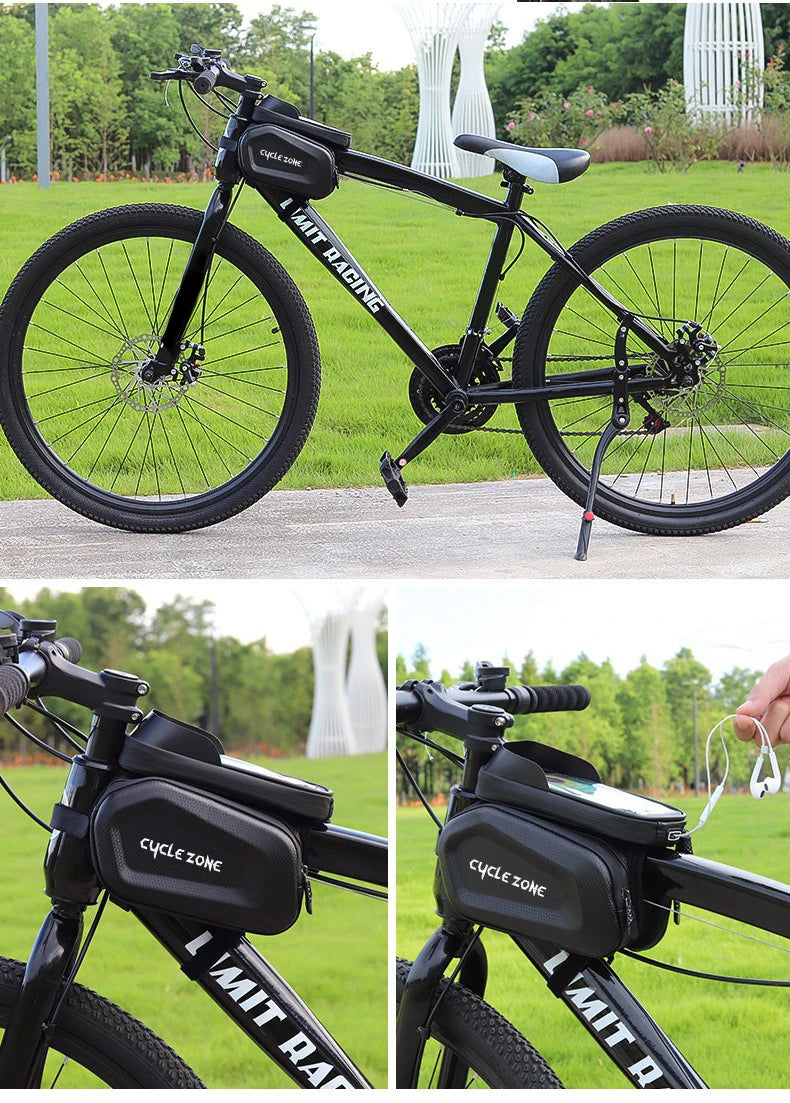 Bicycle Bags Bike Top Front Tube Frame Bag Touchscreen Phone Holder Case Storage MTB Road Bike Bag Cycling Accessories and Parts