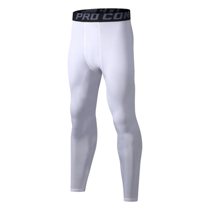 Mens Compression Pants Tights Cool Dry Baselayer Leggings - Fuzzy Sports