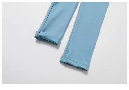 Women's Outdoor Running Fitness Wear Set Long sleeved Single Piece Top And Shorts - Fuzzy Sports