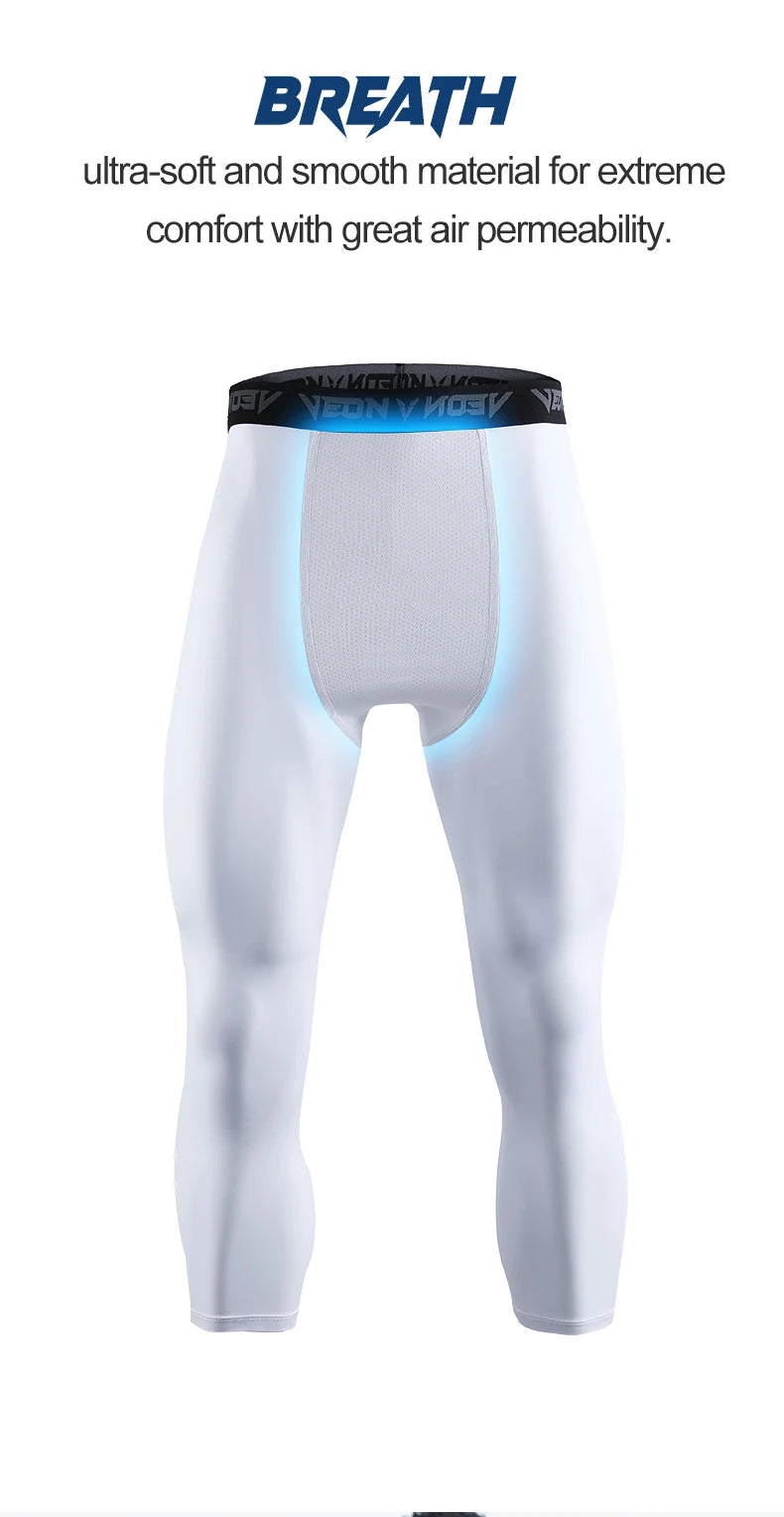 Mens Compression Pants Leggings Sports Baselayer Tights