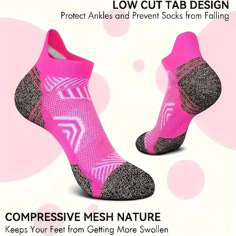 5/10 Pairs Neutral Sports Socks Fashionable Striped Sweat Absorbing Breathable Outdoor Running Basketball Couple Casual Socks﻿ - Fuzzy Sports