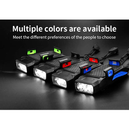 1PCS 4-in-1 Mobile Phone Holder Headlight Horn Convenient Portable Bicycle USB Charging Light Bicycle Accessories Dropshipping