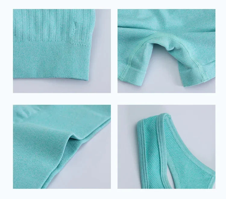 Yoga Suit Yoga Sports Underwear Women's Fitness Suit Vest Running Sports Yoga Shorts Set Yoga Set  Workout Set