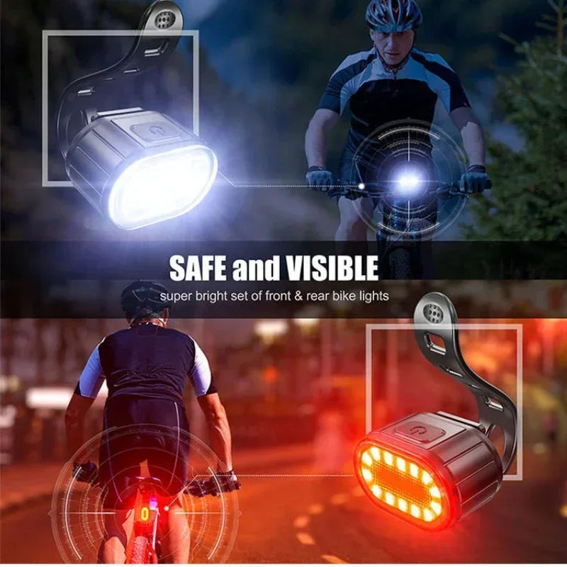 Cycling Bicycle Light Front Rear Light MTB Road Hybrid