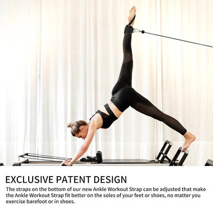 1PCS/2PCS Ankle Straps for Cable Machines Kickbacks - Adjustable Comfort Ankle Cable Attachments for Gym Ankle Cuff Women Men