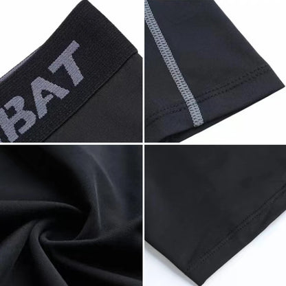 Mens Compression Pants Tights Cool Dry Baselayer Leggings - Fuzzy Sports