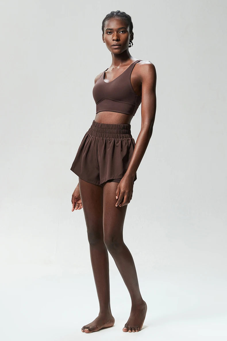 Womens Two Piece Summer Sportswear Fitness Set - Fuzzy Sports