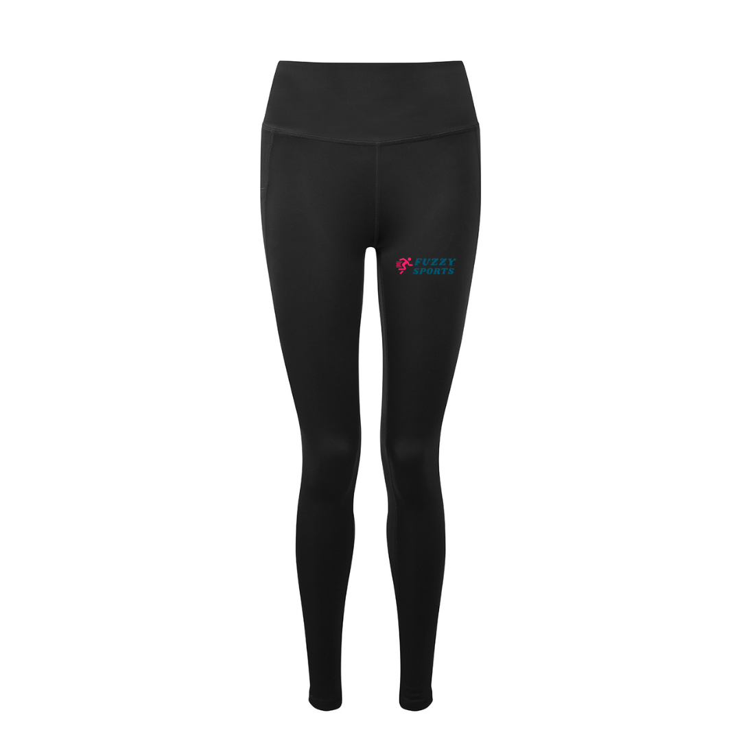 Fuzzy Sports Womens High Shine Leggings
