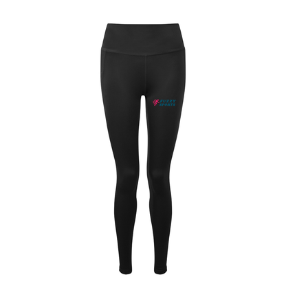 Fuzzy Sports Womens High Shine Leggings
